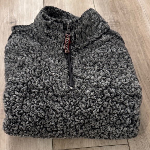 Original Weatherproof Vintage Women’s XS Grey Sherpa Quarter Zip Pullover - Picture 5 of 15